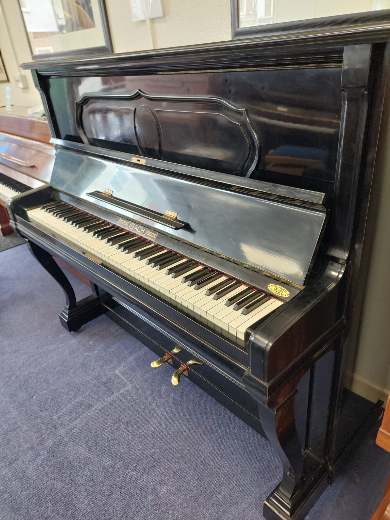 Ibach Upright Piano in Black Polyester – Similar instrument – Roberts Pianos Oxford