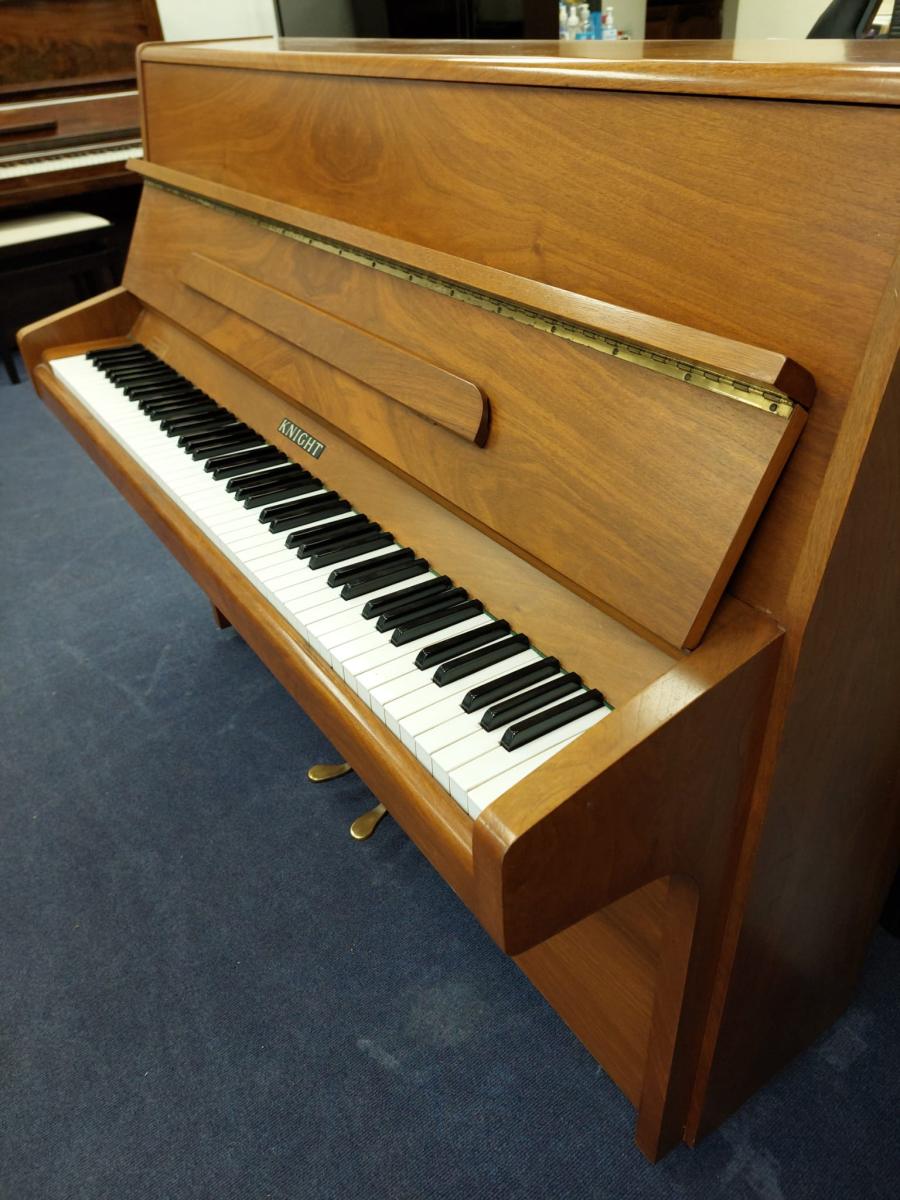 Knight K10 Upright Piano in Teak – Featured image – Roberts Pianos Oxford