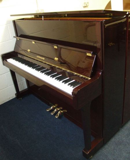 Wendl and Lung upright piano in mahogany