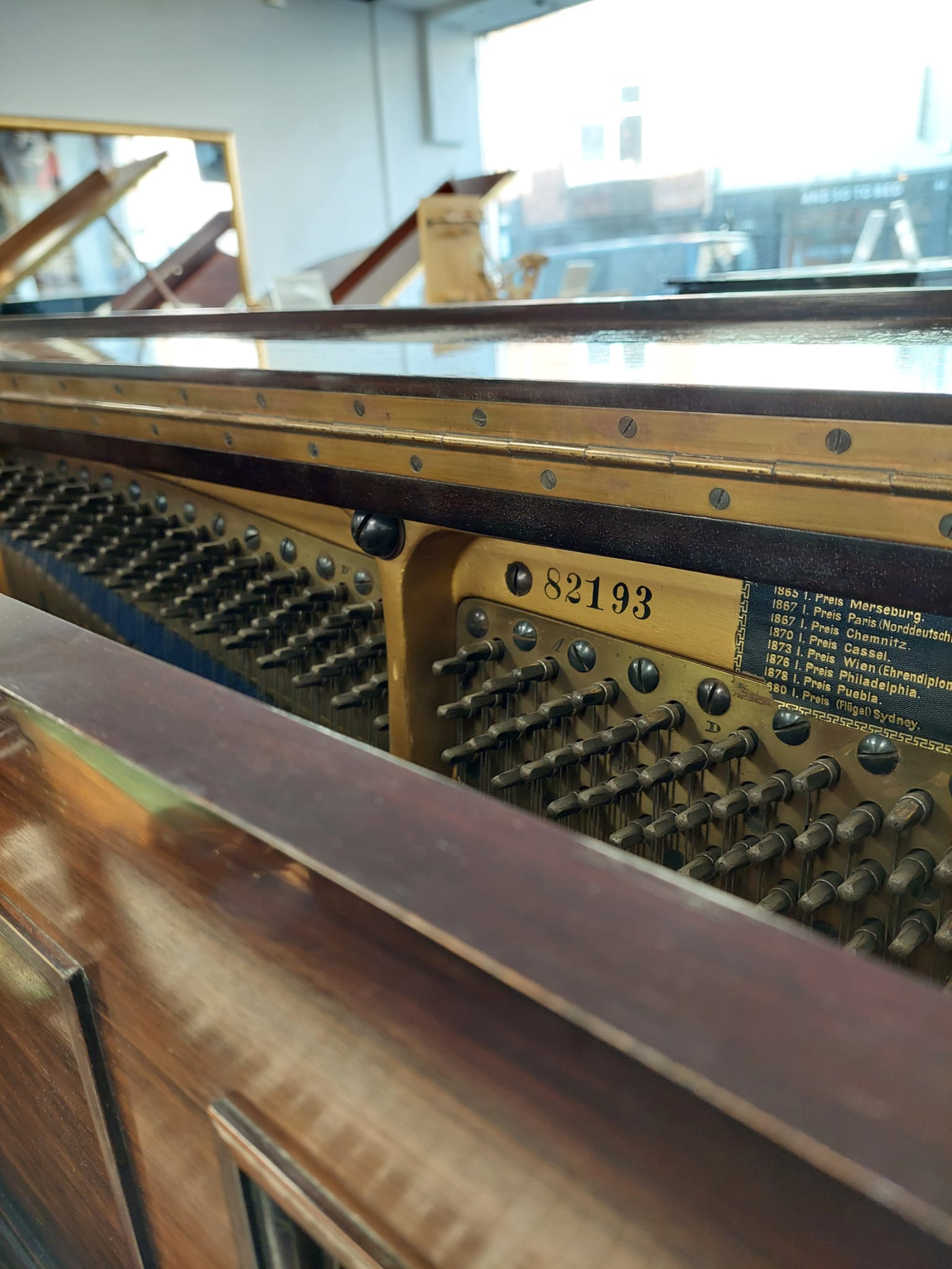 Sold Bluthner piano
