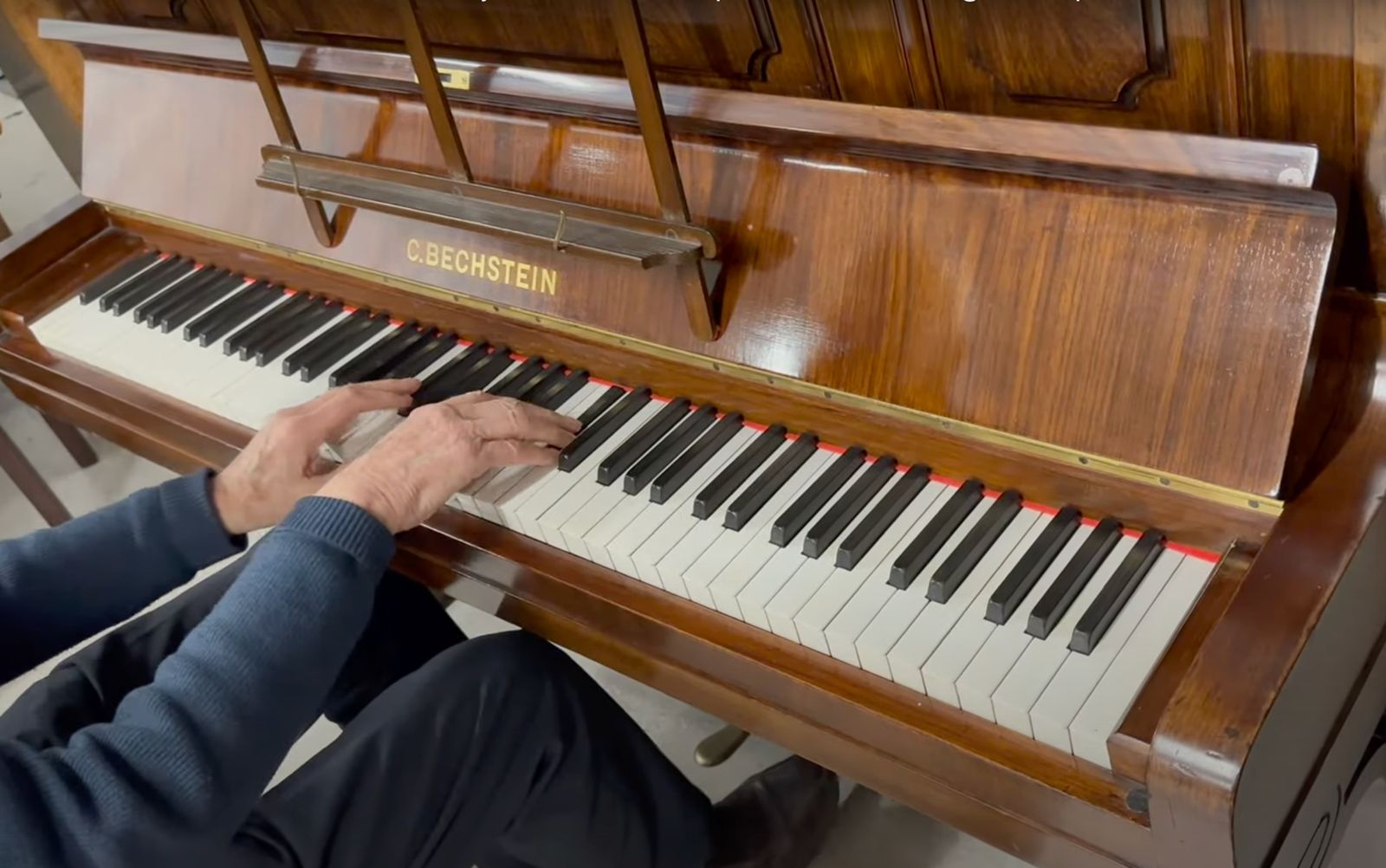 Sold Bechstein piano