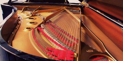 black model b grand piano soundboard by steinway pianos