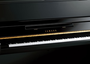 Modern Yamaha upright piano
