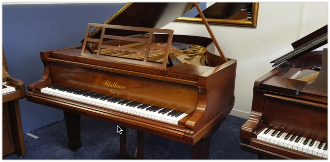 Bluthner grand piano